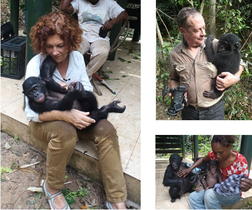 Claudine Andre et les Bonobos